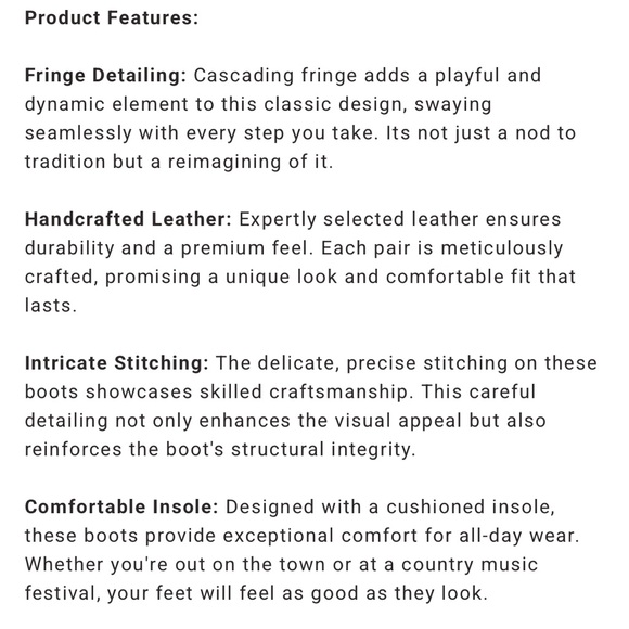 Lane Turquoise Fringe Cowboy Boots - Picture 7 of 15